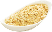 Image of Maca Root Powder in a white oval dish.