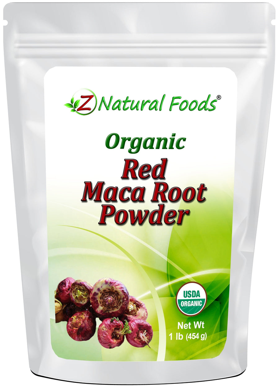 Front bag image of Maca Root Powder (Red) - Organic Raw from Z Natural Foods 1 lb 