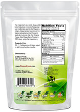 Maqui Berry Powder - Organic Freeze Dried back of the bag image Z Natural Foods 