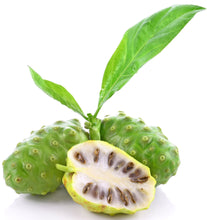 Image of 3 Noni fruits and 1 cut in half