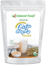 Image of front of 1 lb bag of Oat Milk Powder - Organic Z Natural Foods 