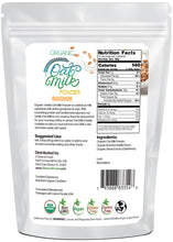 Back of the bag image of Oat Milk Powder (Vanilla) - Organic Z Natural Foods 
