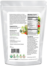 Optimum 30 Vanilla Vegan Meal Replacement - Organic back of the bag image 1 lb