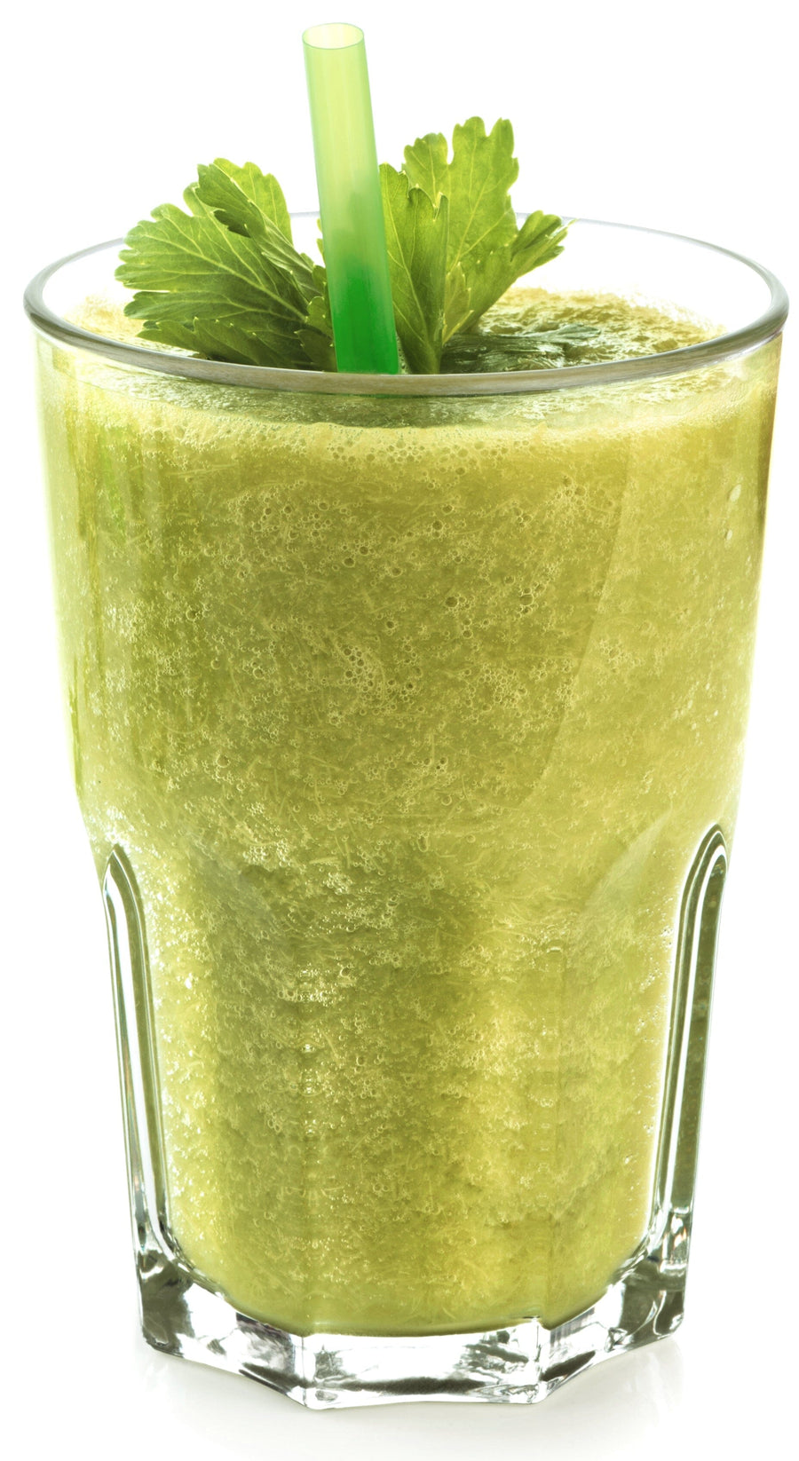 Image of a glass full of green Optimum 30 Vanilla Whey Meal Replacement - Organic
