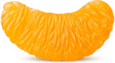 Close up image of an orange segment.