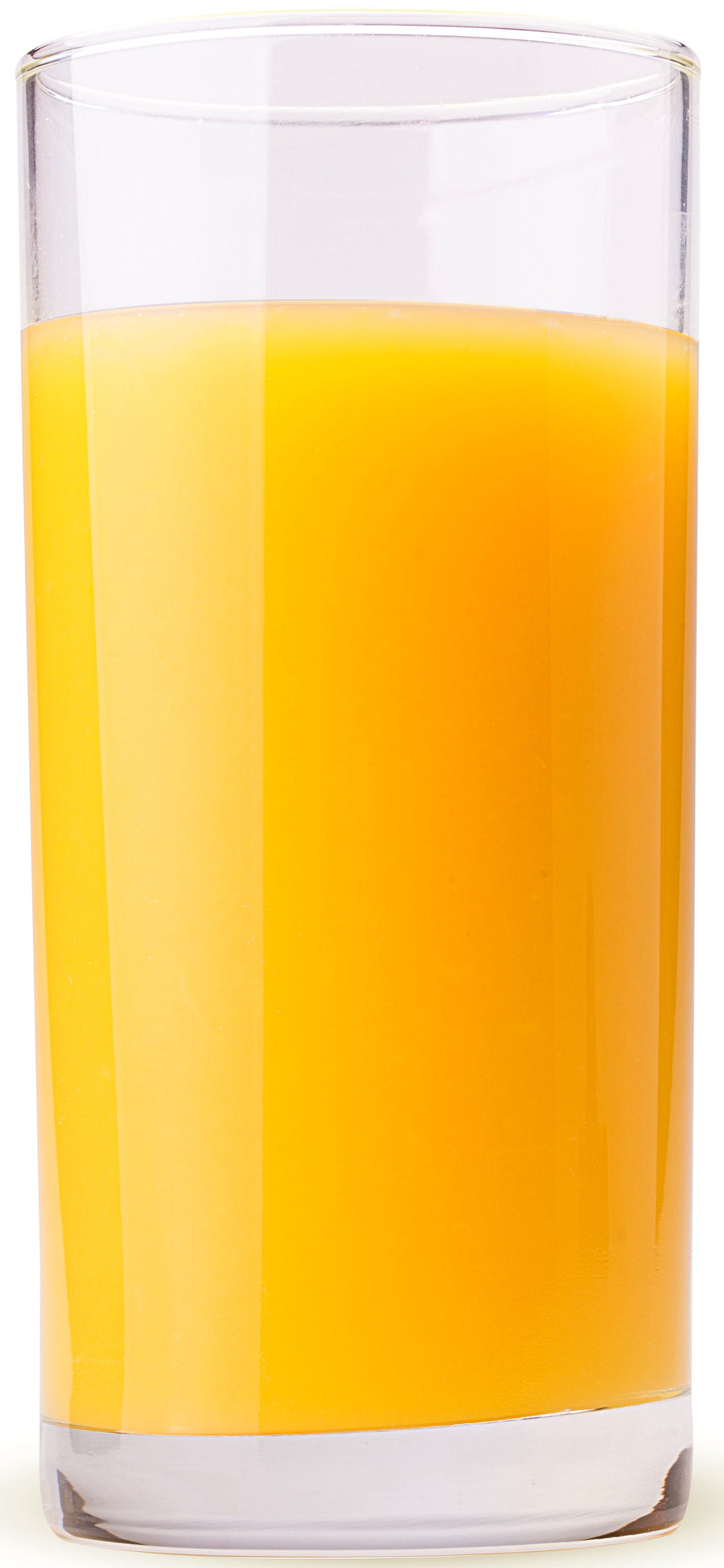 Glass full of Orange Juice made from ZNF Orange juice Powder