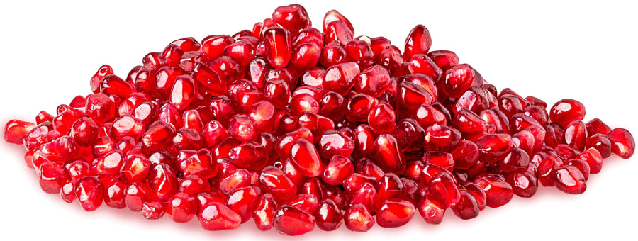 Image of fresh bright red pomegranate seeds