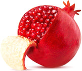 Image of peeled pomegranate showing its red seeds