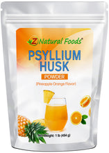 Front of the bag image of Psyllium Husk Powder Pineapple Orange Flavor 1 lb