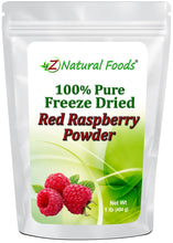 front of bag image Red Raspberry Powder - Freeze Dried Fruit Powders Z Natural Foods 1 lb 