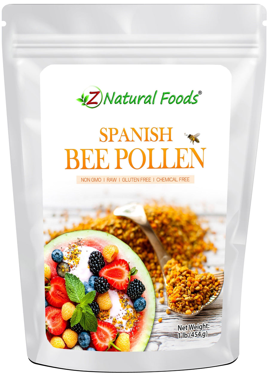 Front bag image of Spanish Bee Pollen Bee from Z Natural Foods.
