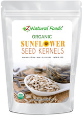 Front bag image of Sunflower Seed Kernels - Organic Raw from Z Natural Foods 2 lbs 
