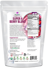 Super 8 Berry Blend Back of the bag image 1 lb size