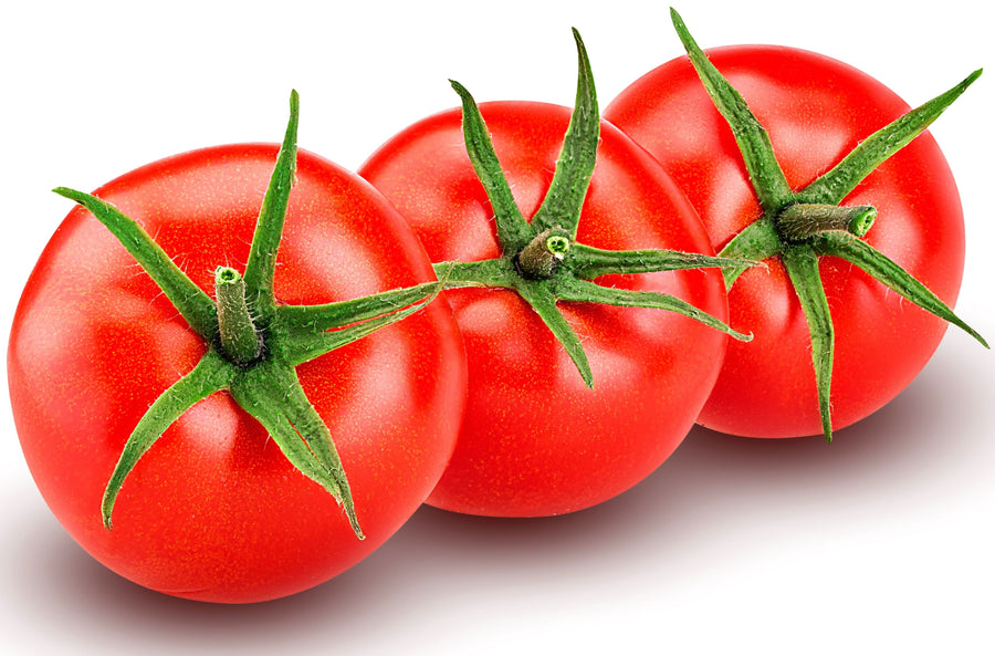 Image of Tomato's 3 of them on white background
