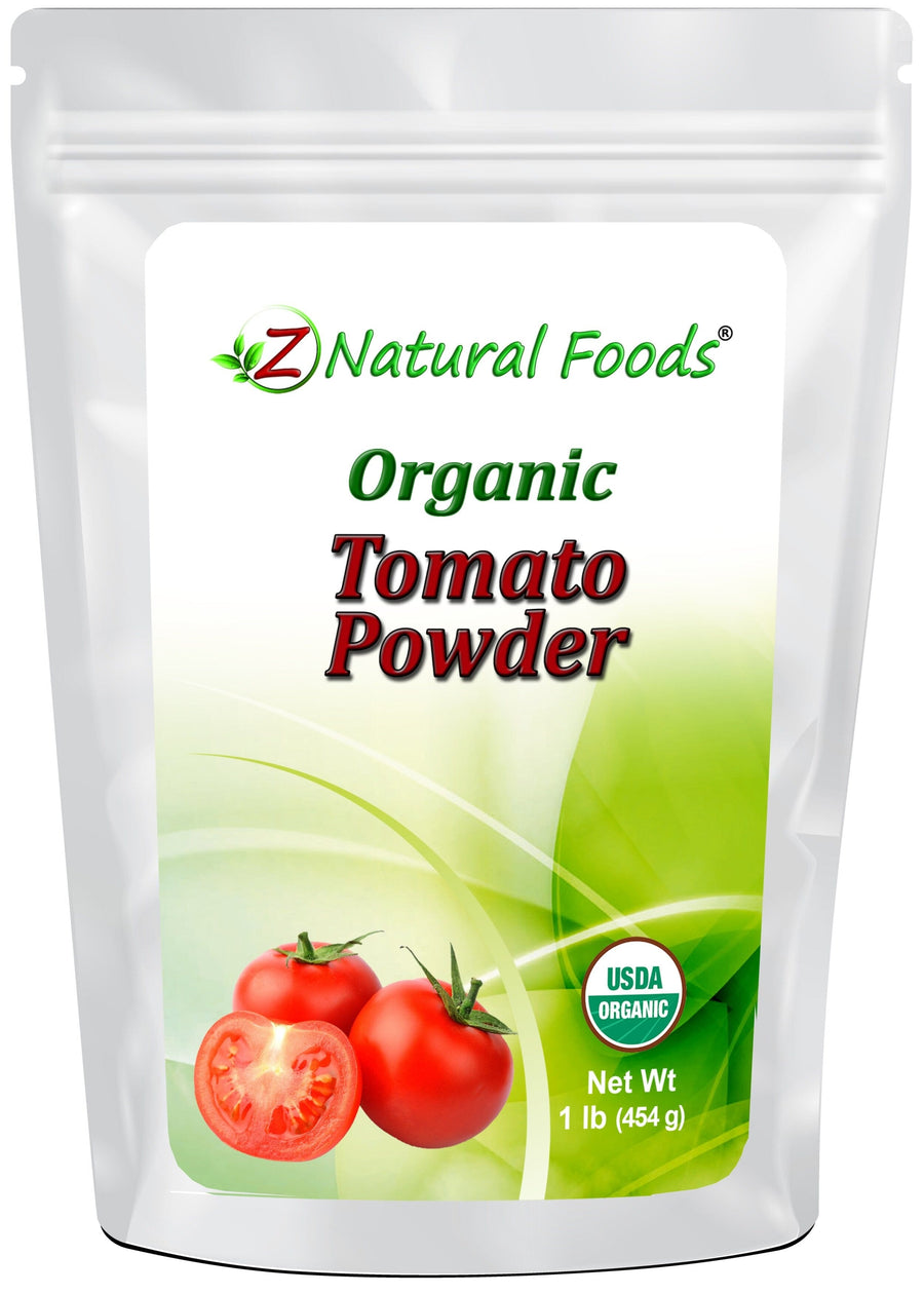 1 lb Z natural foods Tomato Powder - Organic front of bag image