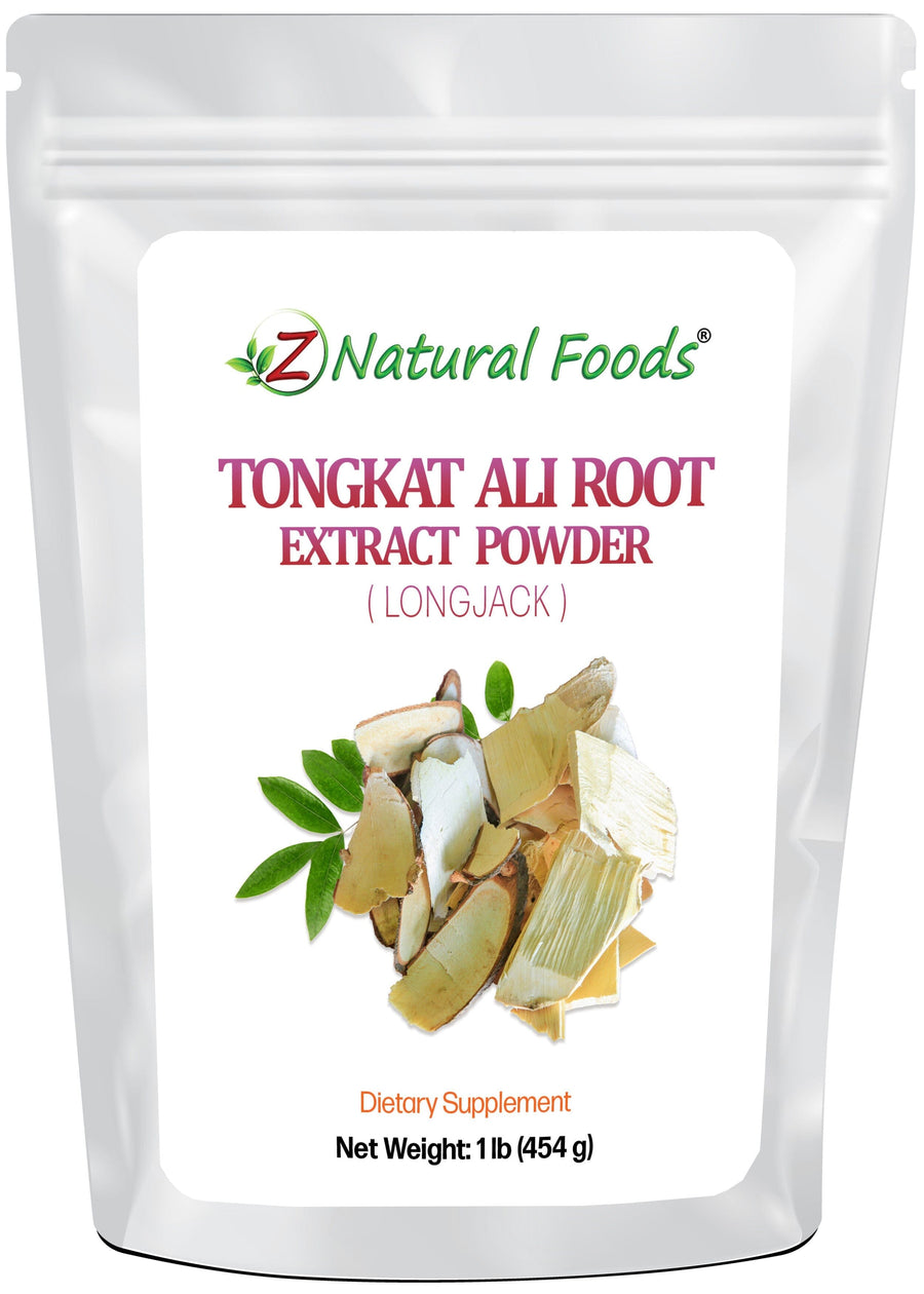 Photo of front of 1 lb bag of Tongkat Ali Root Extract Powder (Longjack) front bag image