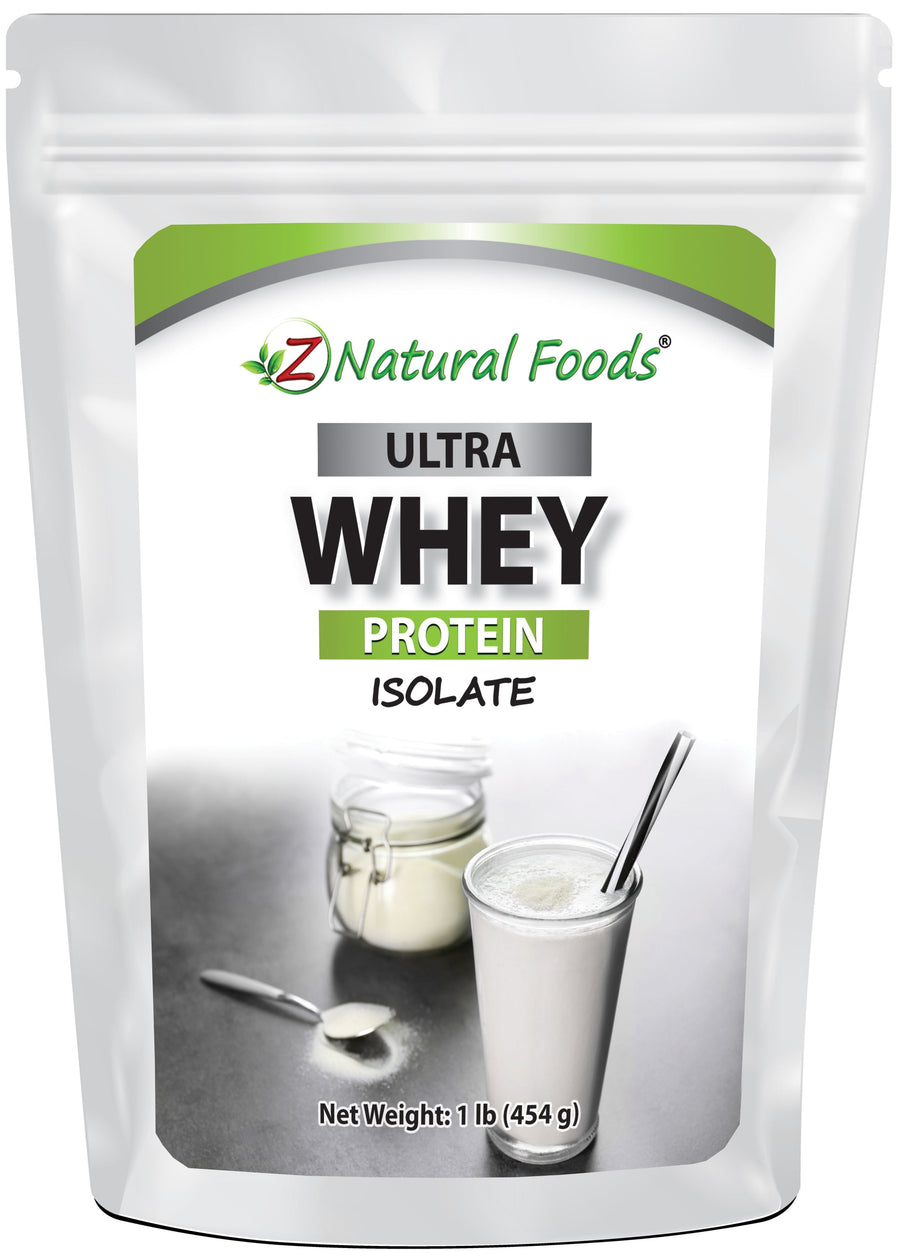 Front bag image of Ultra Whey Protein Isolate from Z Natural Foods 1 lb
