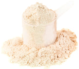 Photo of Vanilla Cream Vegan Protein in 60 cc plastic scoop with white background