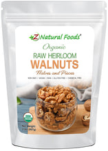 Front bag image of Walnuts - Raw - Heirloom - Organic from Z Natural Foods 