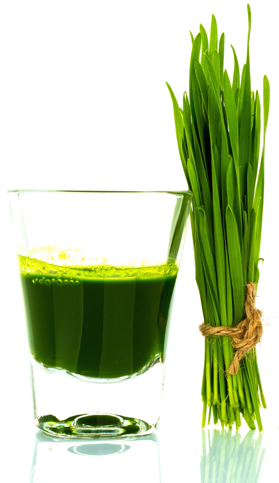 Image of Wheatgrass Juice Powder in a shot glass