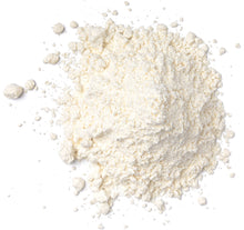 White Cheddar Cheese Powder on white background