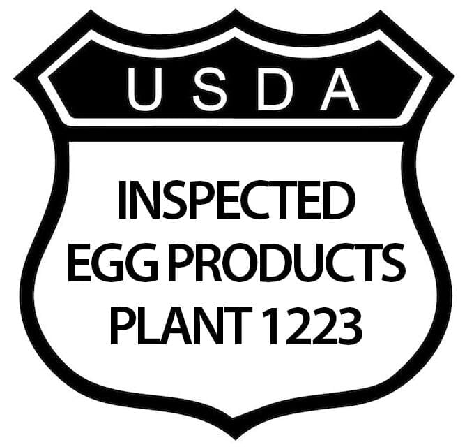 USDA Inspected Egg Products Plant #1223 Seal